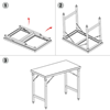 De Verhuurcentrale - RVS werktafel huren