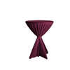 Statafelrok met strik bordeaux