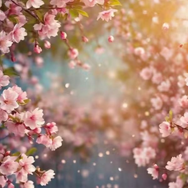 Blossom flowers achtergrond bij Photobooth huren De Verhuurcentrale Zoetermeer