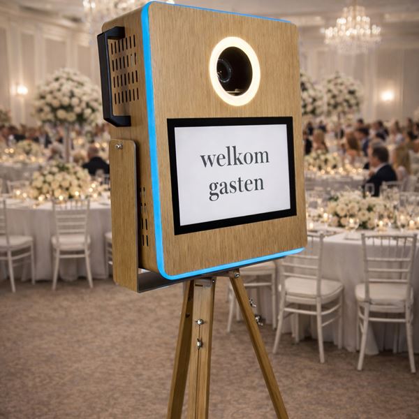 Photobooth inhuren voor je feest of event, foto's op locatie geprint en gemaild