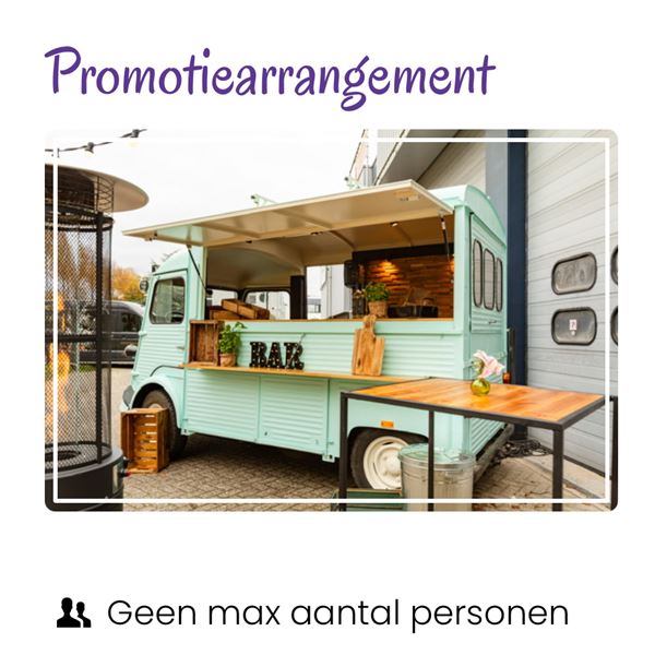 Promotiearrangement met foodtruck bij De Verhuurcentrale Zoetermeer