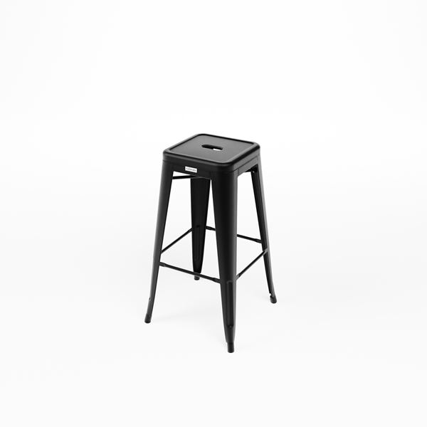 Industriele barkrukken huren zwart metaal Industriele barkrukken huren zwart metaal bij De Verhuurcentrale