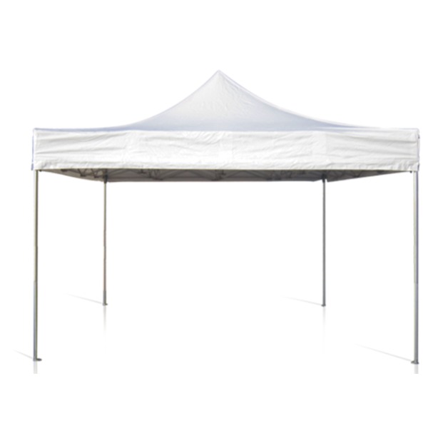 De Verhuurcentrale - Easy-up party-tent 3x3 meter met zwart, grijs of geel dak.